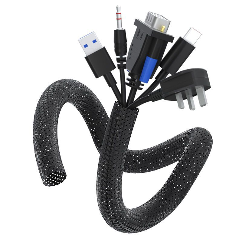 SG-Stock Cable Management Sleeves 2m/5m 13mm/25mm Free Split Cord ...
