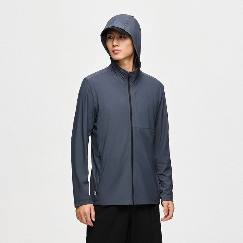 ANTA Men's Fall Outdoor Sports Cool-Touch Knitted Sun Protection Jacket ...