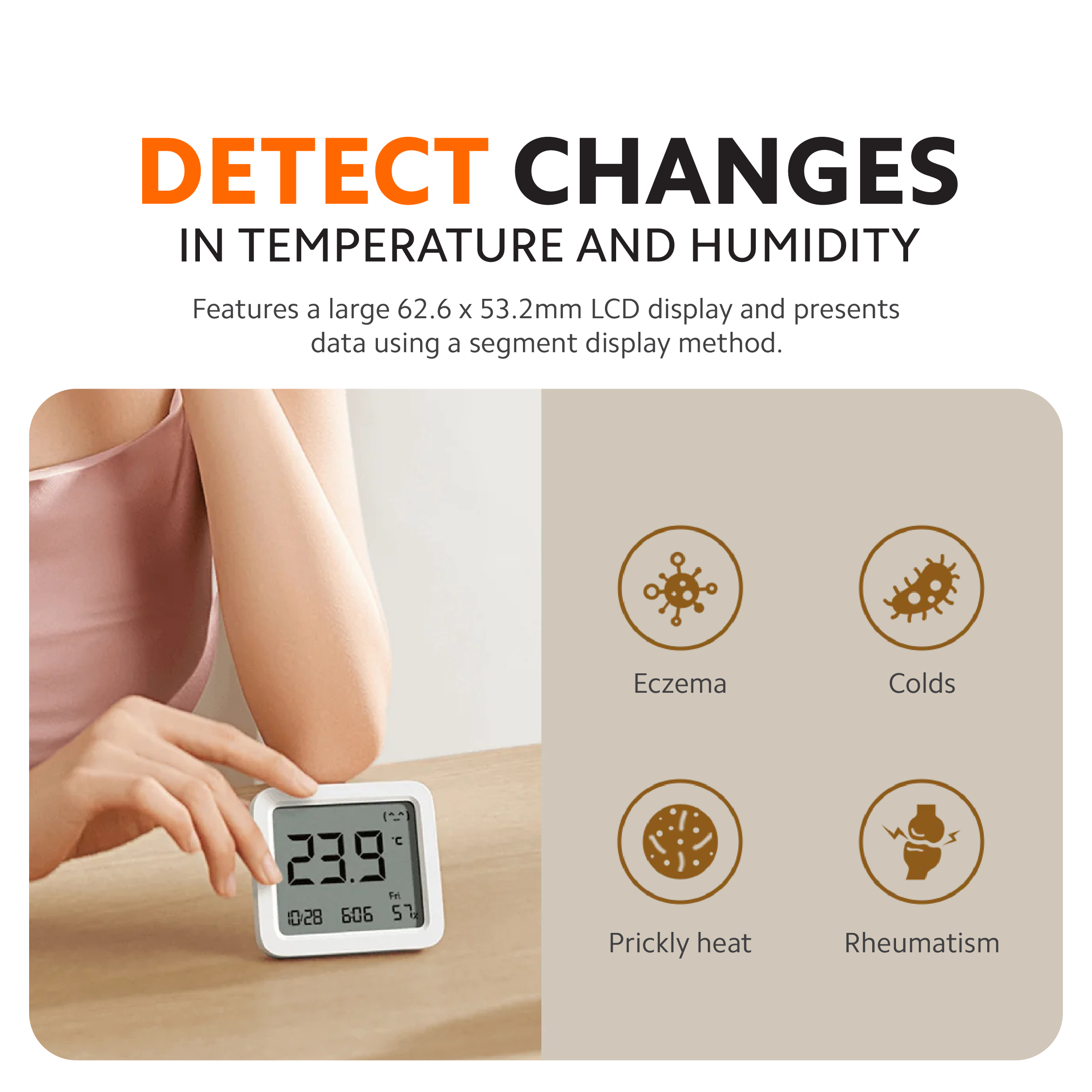 [LATEST] Xiaomi Smart Temperature & Humidity Sensor Monitor 3 LCD ...