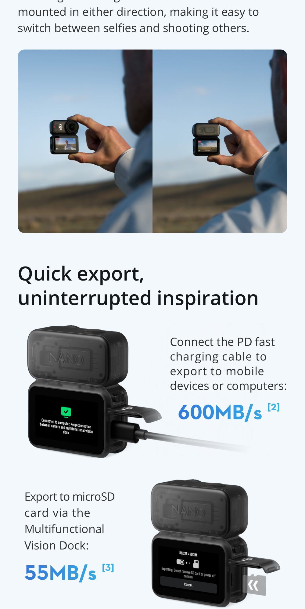 DJI Osmo Nano - Wearable Camera For Versatile Perspectives | Super Fast ...