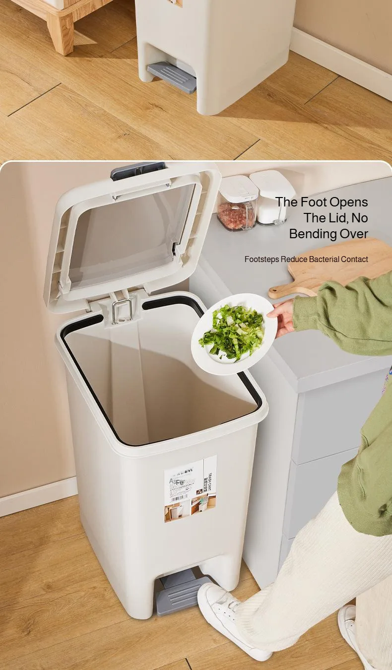 [SG Stock] Double Opening trash can dustbin for kitchen pedal dustbin ...