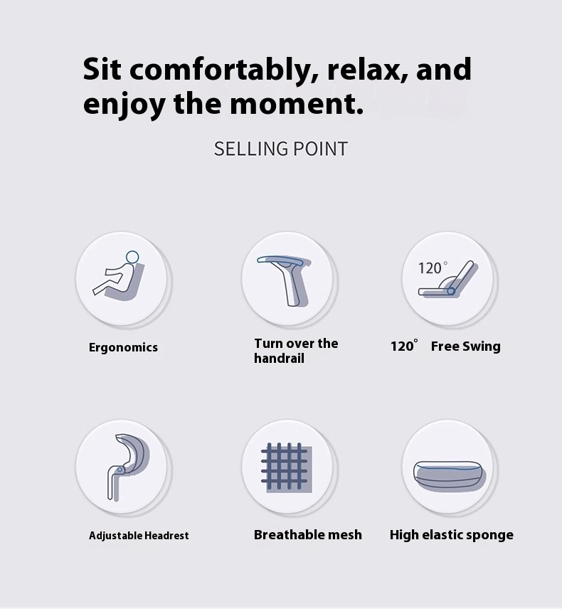 OSUM High-back Ergonomic Office Chair Computer Chairs Mesh Office Desk ...