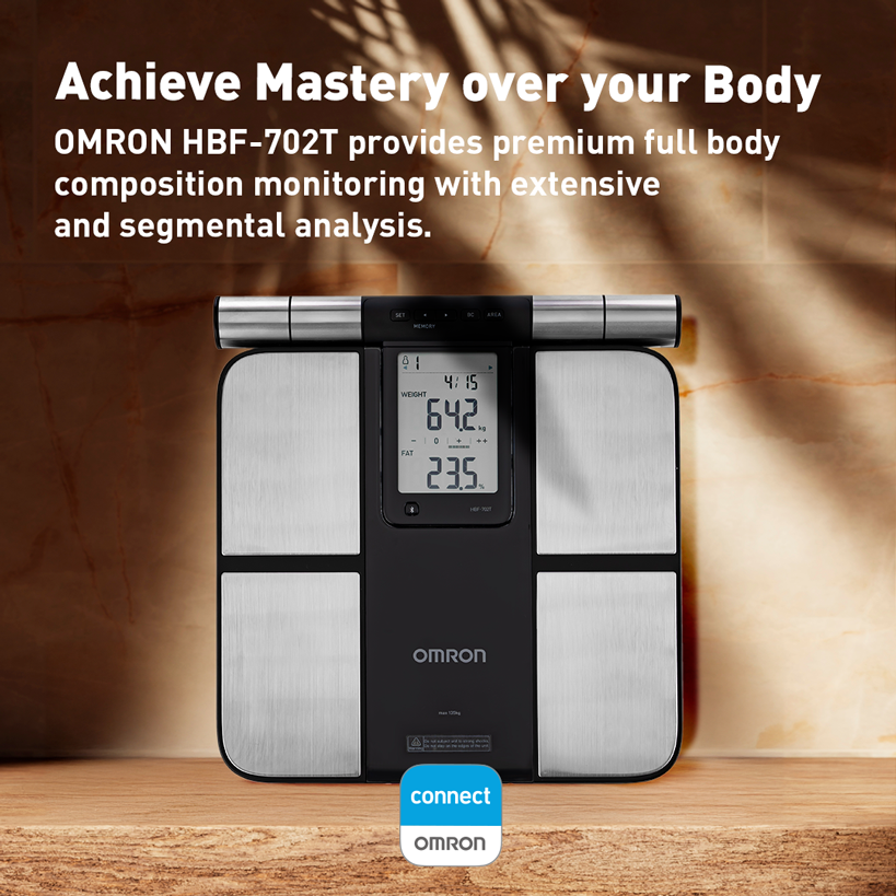 OMRON Body Composition Monitor HBF-702T [1 year warranty] | Shopee