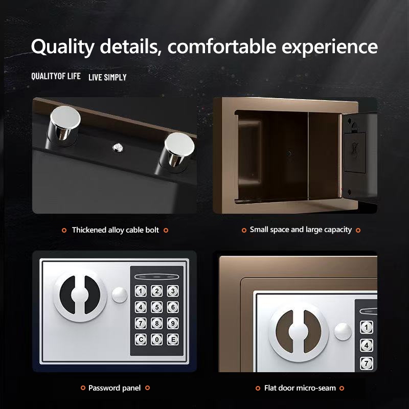 Standard Safe Large Size Safe Box Premium Digital Safe 2-in-1 key ...