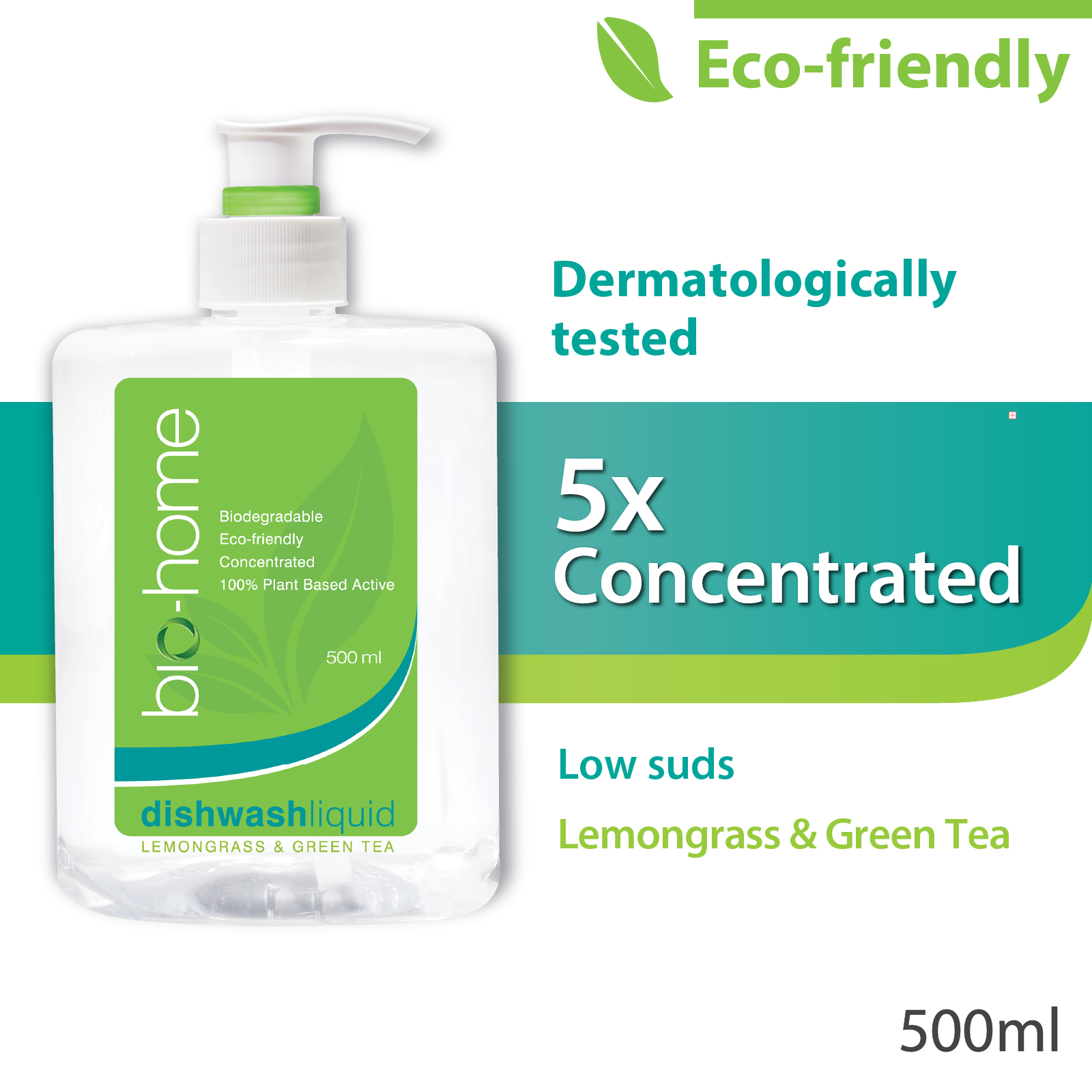 bio-home Dishwashing Liquid 500ml - Lemongrass & Green Tea | Shopee ...