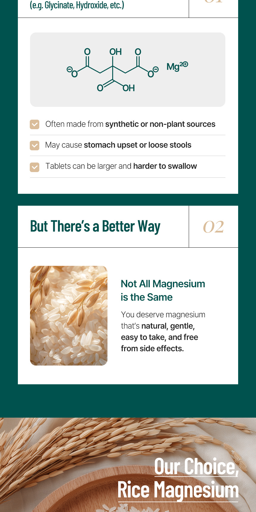 [YOUNGLONG] Vegan Rice Magnesium / Improve Sleep Quality, 睡得更久, High ...