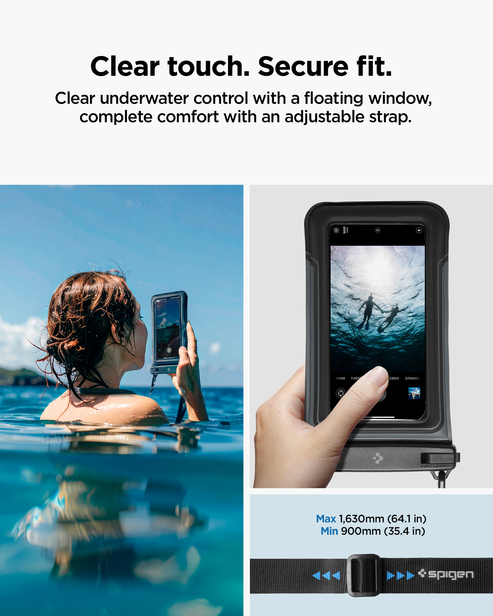 [2 Pack] Spigen Aqua Shield Floating Waterproof Phone Case A611P Phone ...
