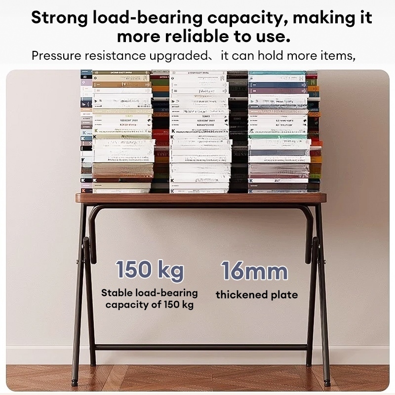 SNB 【Foldable】Student study table With Shelf Portable Computer Table ...