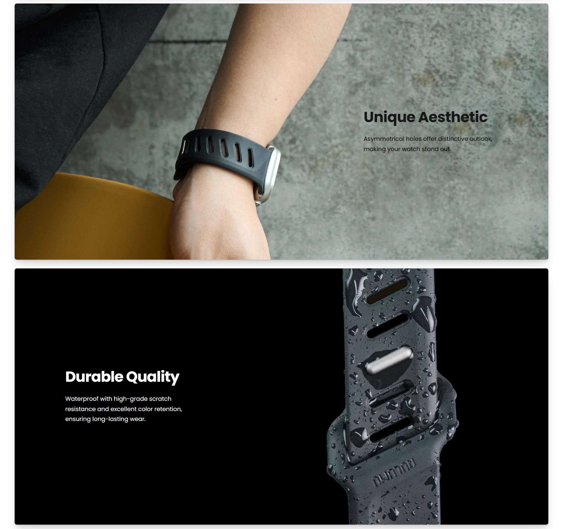 AULUMU A02 Offbeat Sport Band for APL Watch Ultra 1&2 49/46/45/44/42mm ...