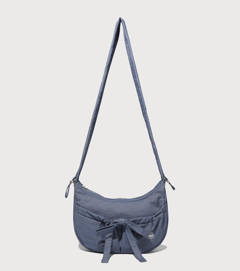 COVERNAT Clover Heart Shirring Medium Nylon Hobo Bag - 5