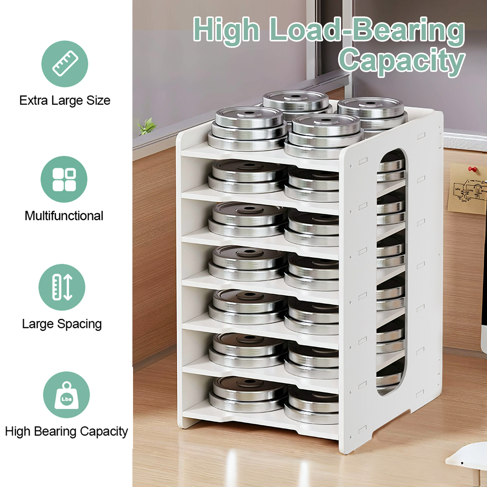 WORKWELL | Desktop File Rack | Office Folder Organizer | A4 Double Clip ...