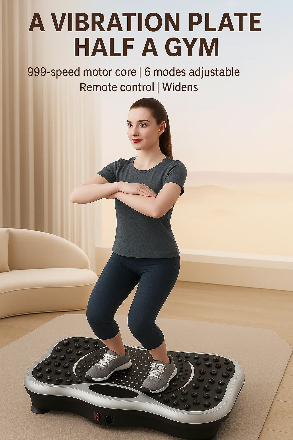 [NICOO] Vibration Platform Machine Exercise Burning Slimming Lazy ...