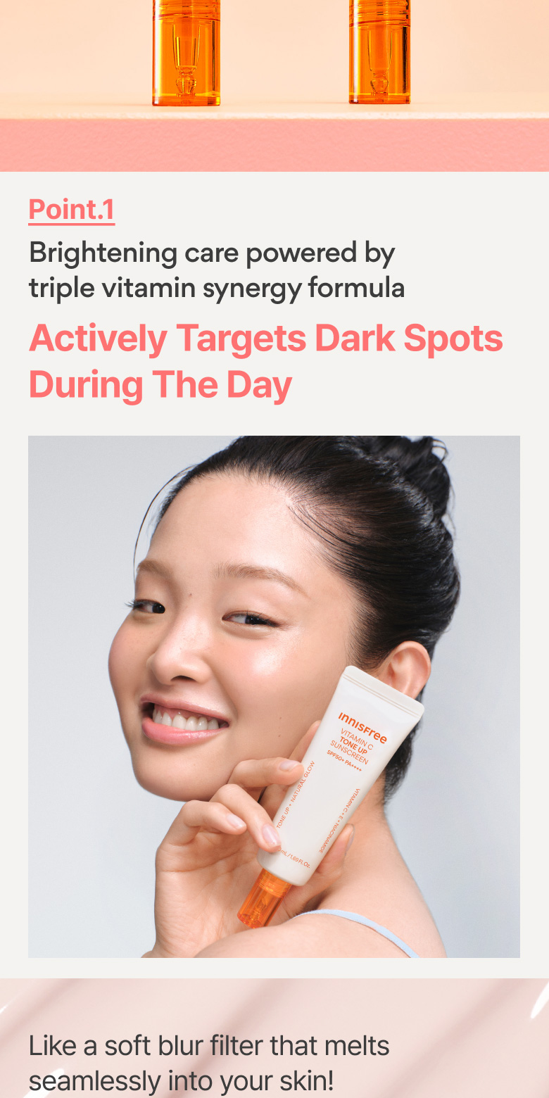[3.3: BUY 1 GIFT 1] INNISFREE Vitamin C Tone Up Sunscreen 50ml - 2 in 1 ...