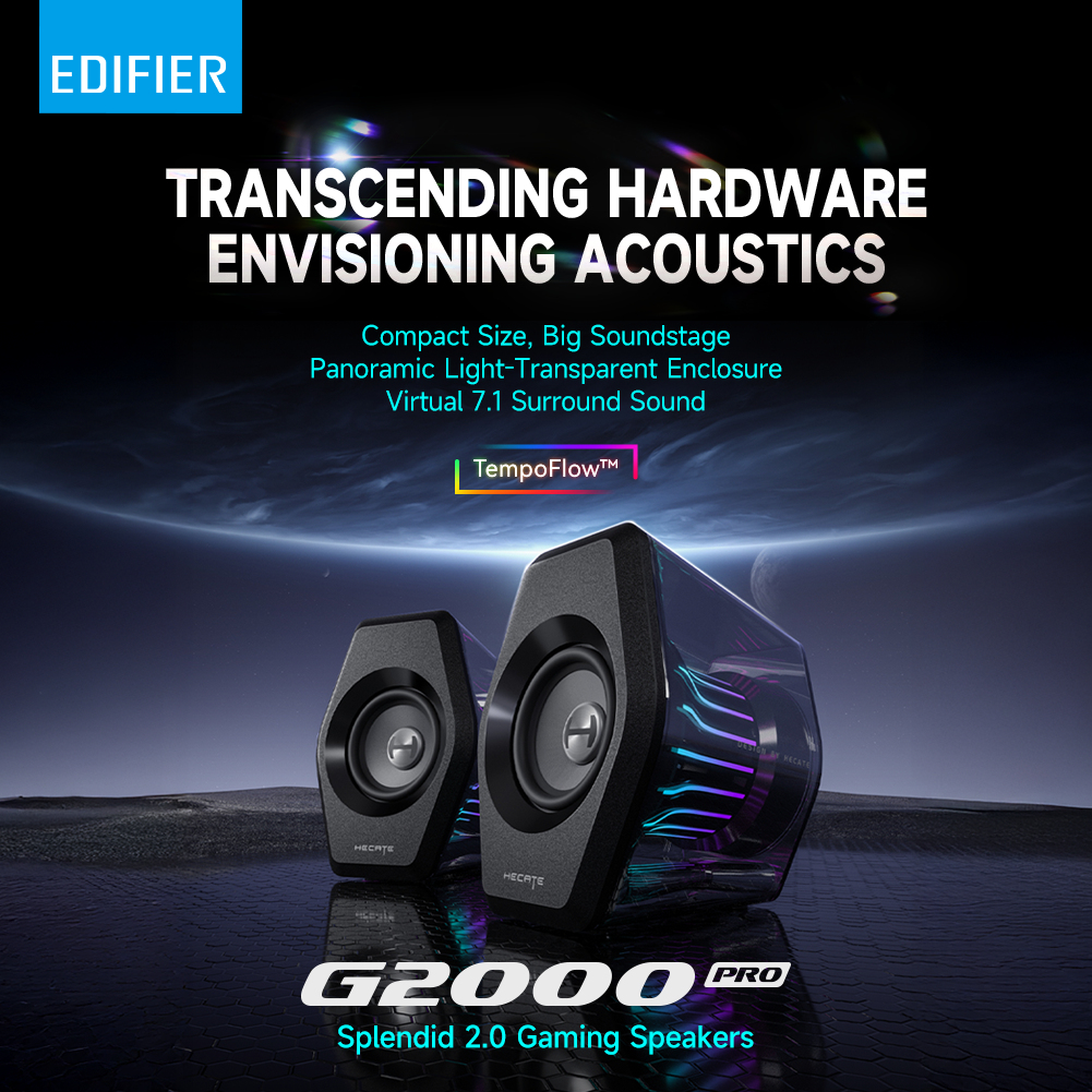 Edifier G2000 Pro RGB Gaming Speakers - 32W Powerful Sound | Shopee ...