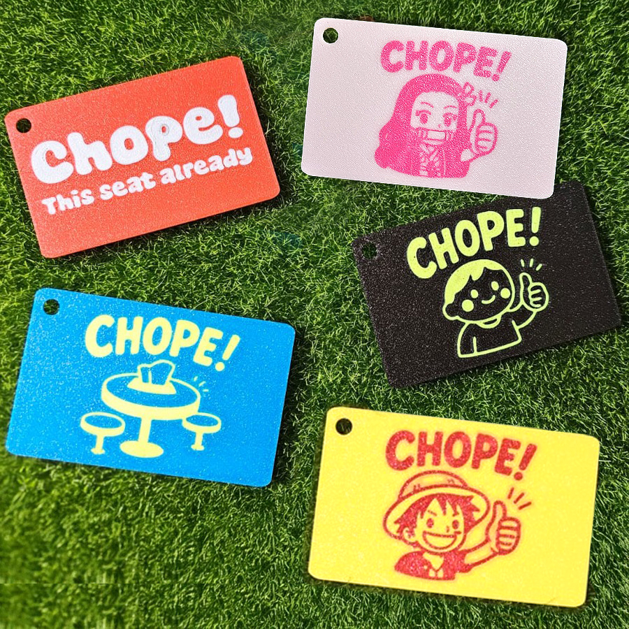 CHOPE CARD - Reserved / Chope Your seat at Hawker Centre with Style ...