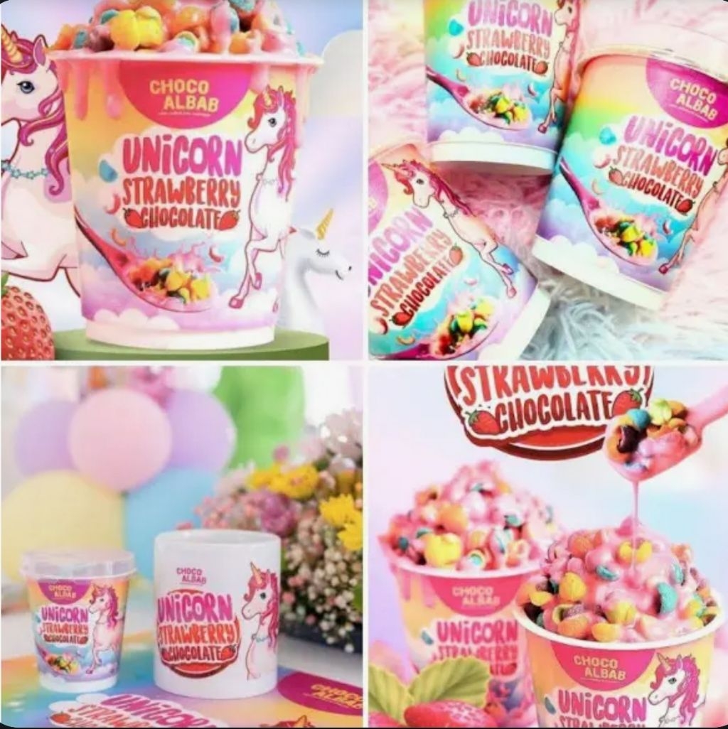 Choco Albab - Choco Cuties ( Crunch/Rice/Ball/Dorayaki) /Unicorn ...