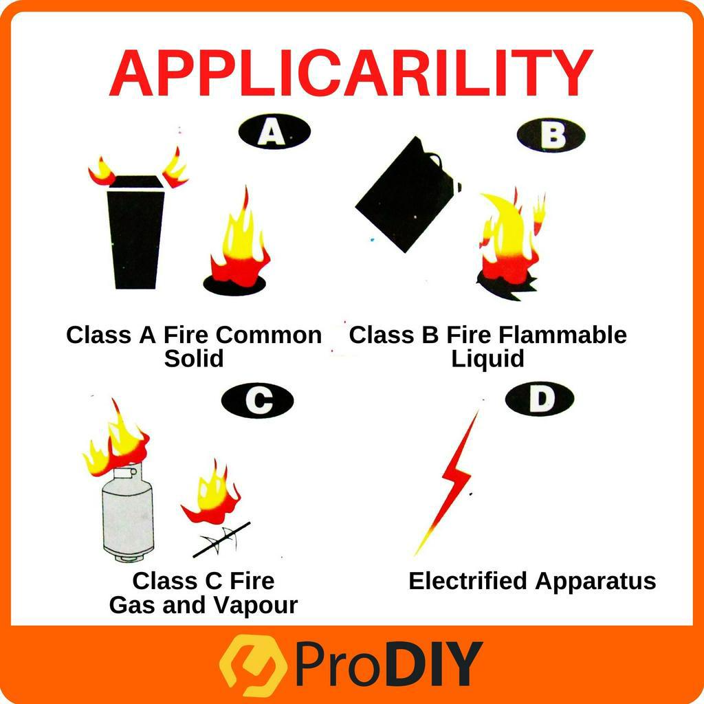 SG Ready StockFire Extinguisher Fire Fighter Portable Multipurpose Fire ...