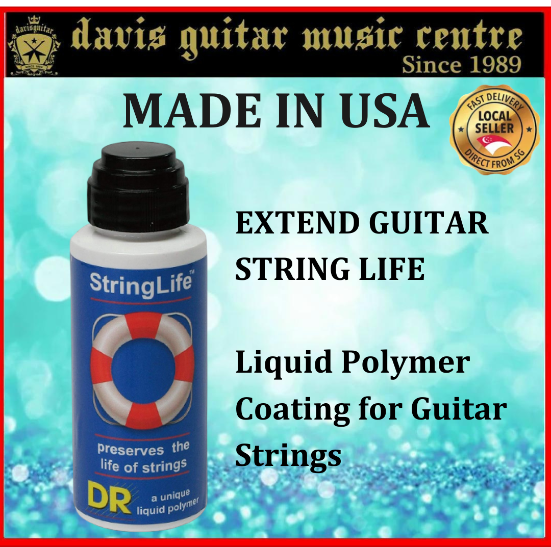 DR Extend Guitar String Life Liquid Polymer Coating for guitar Strings ...