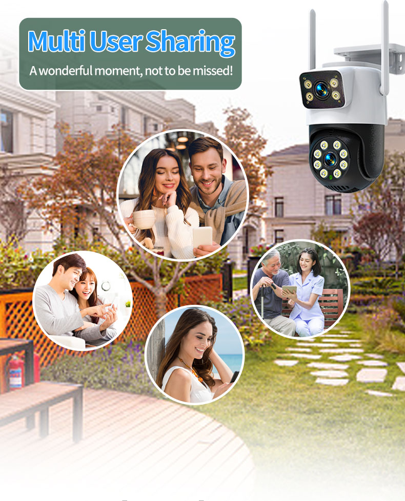 CCTV CAMERA wifi and 4G sim card connect for indoor outdoorsecurity ...