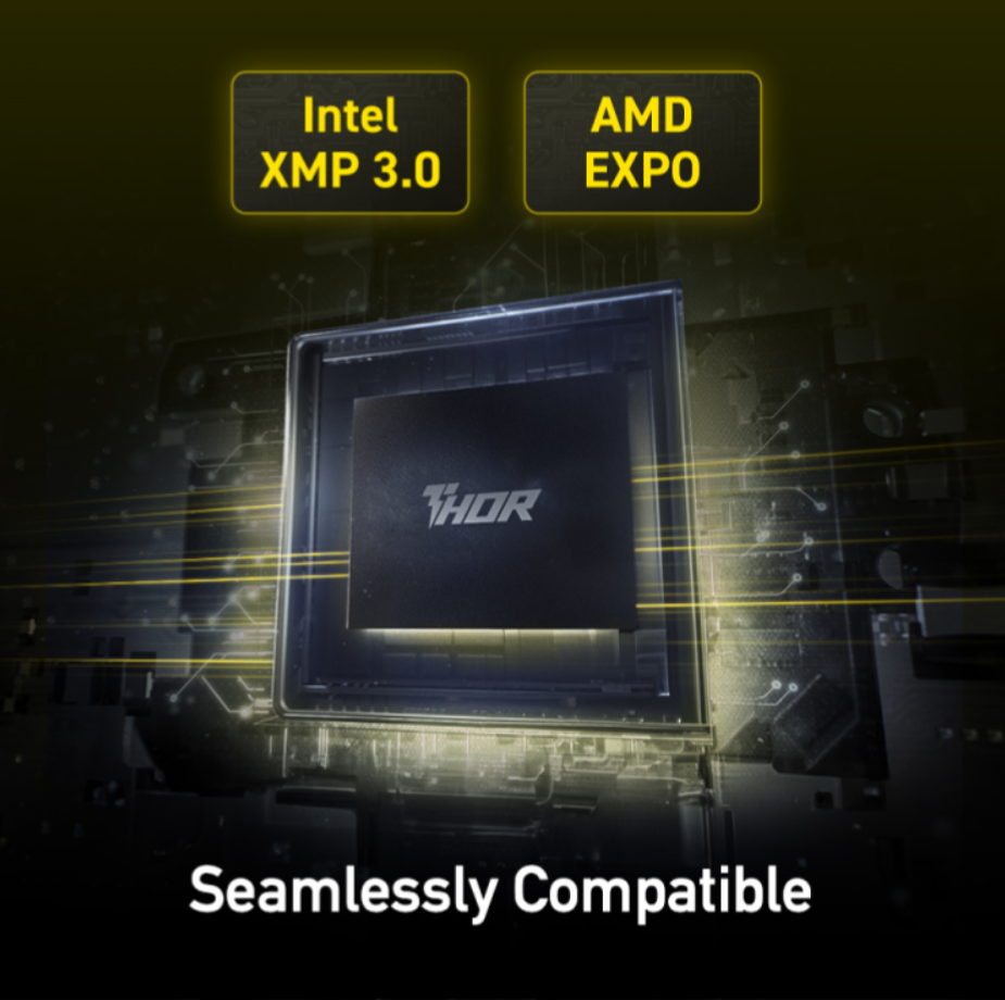 LEXAR THOR 6000 CL38 2x8GB KIT DDR5 RAM - Black LEXAR-LD5U08G60C38LG ...
