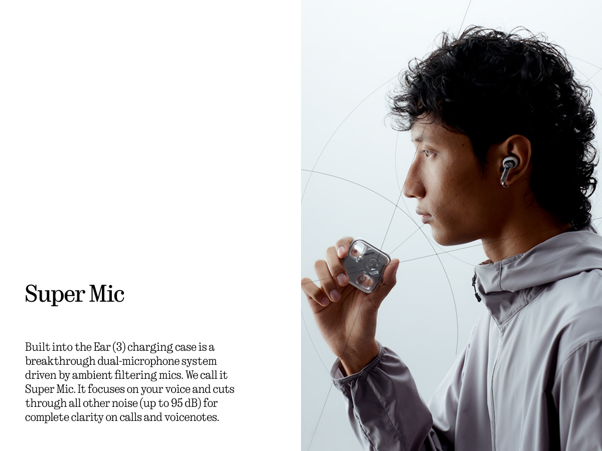 [NEW LAUNCH] Nothing Ear (3) with Super Mic & Noise Cancellation ...