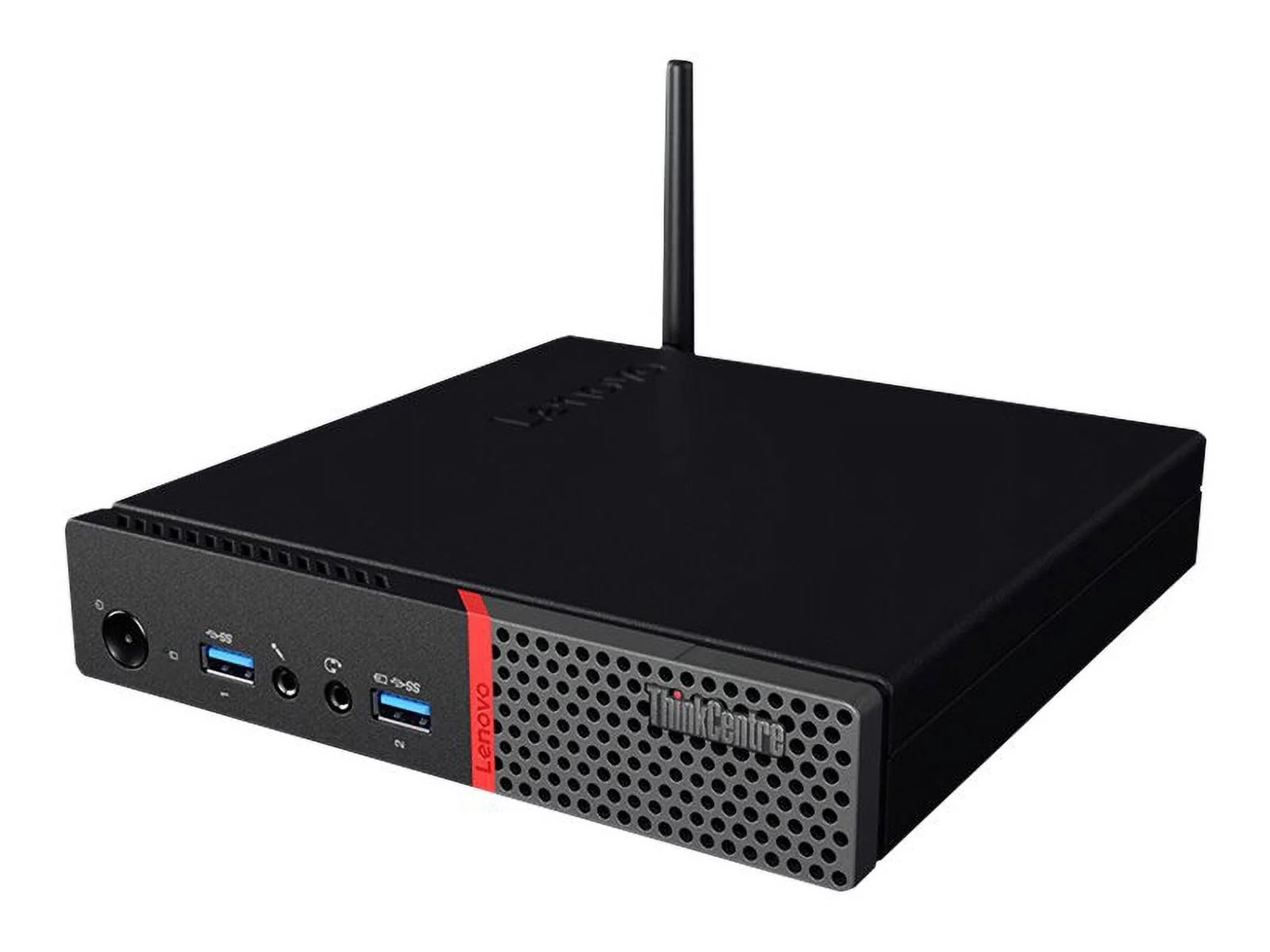 Lenovo ThinkCentre M715q Tiny Desktop, AMD PRO-A10-7350B, 2.1GHz, 16GB RAM, 256GB SSD, Windows 10 Pro - Grade A Refurbished (Final Sale