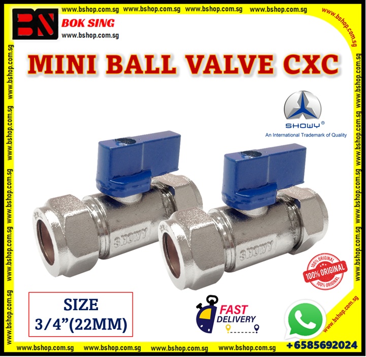 SHOWY 5125 CXC MINI BALL VALVE/3/4