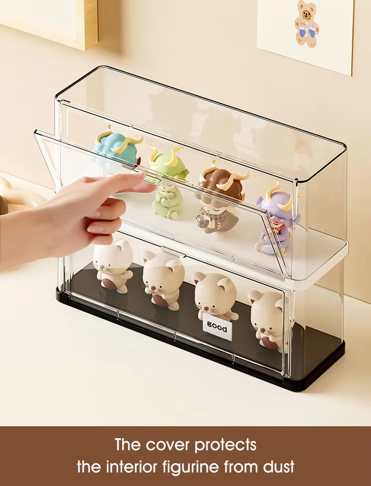 Popmart Display Box Stackable Acrylic Display Case for Figurine Display ...