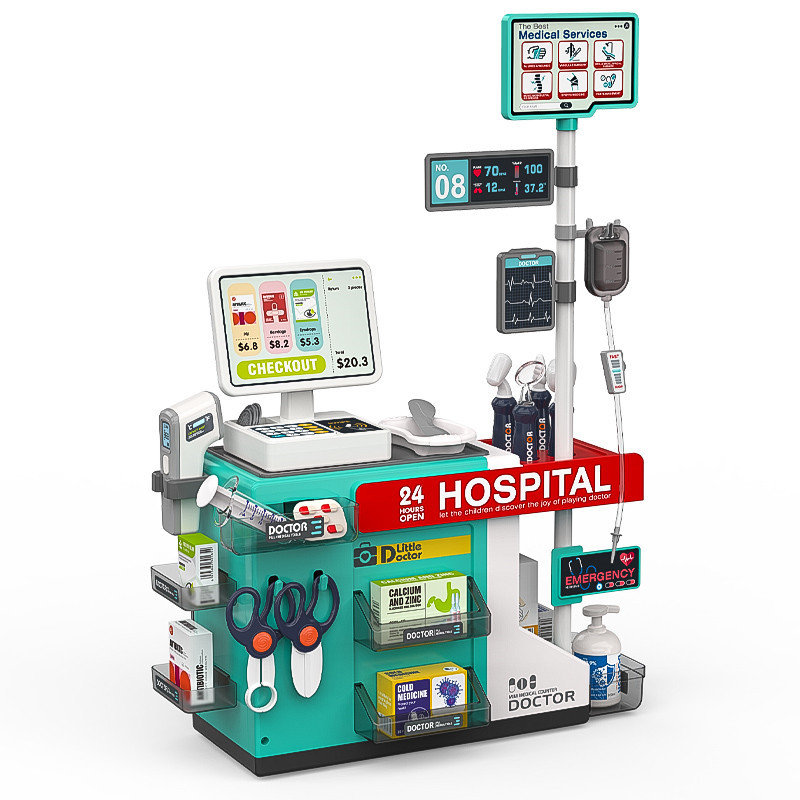 Children’s Pretend Play Doctor Set | Medical Table | Stethoscope ...