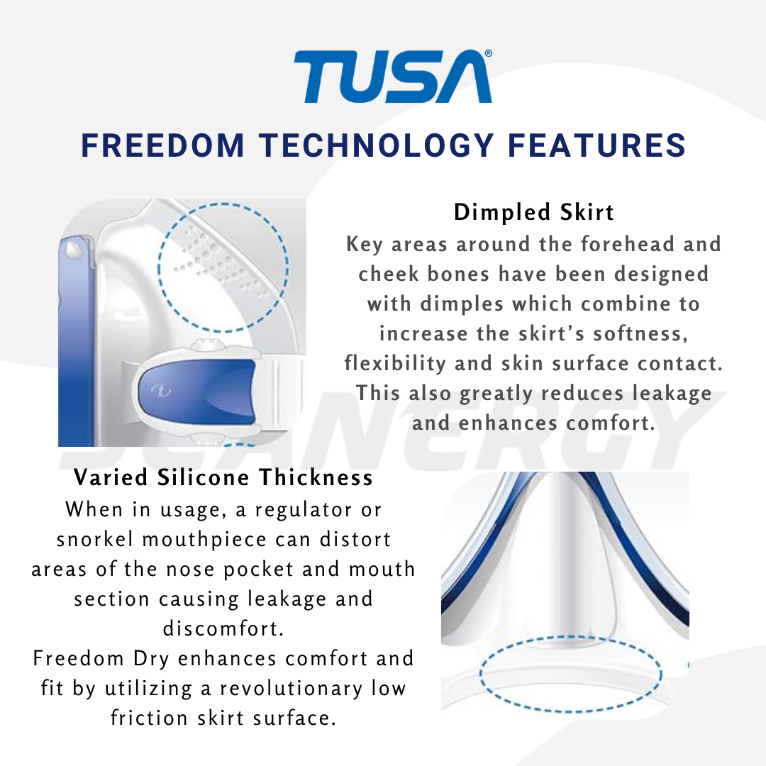 Masque de plongée TUSA Freedom Elite TUSA