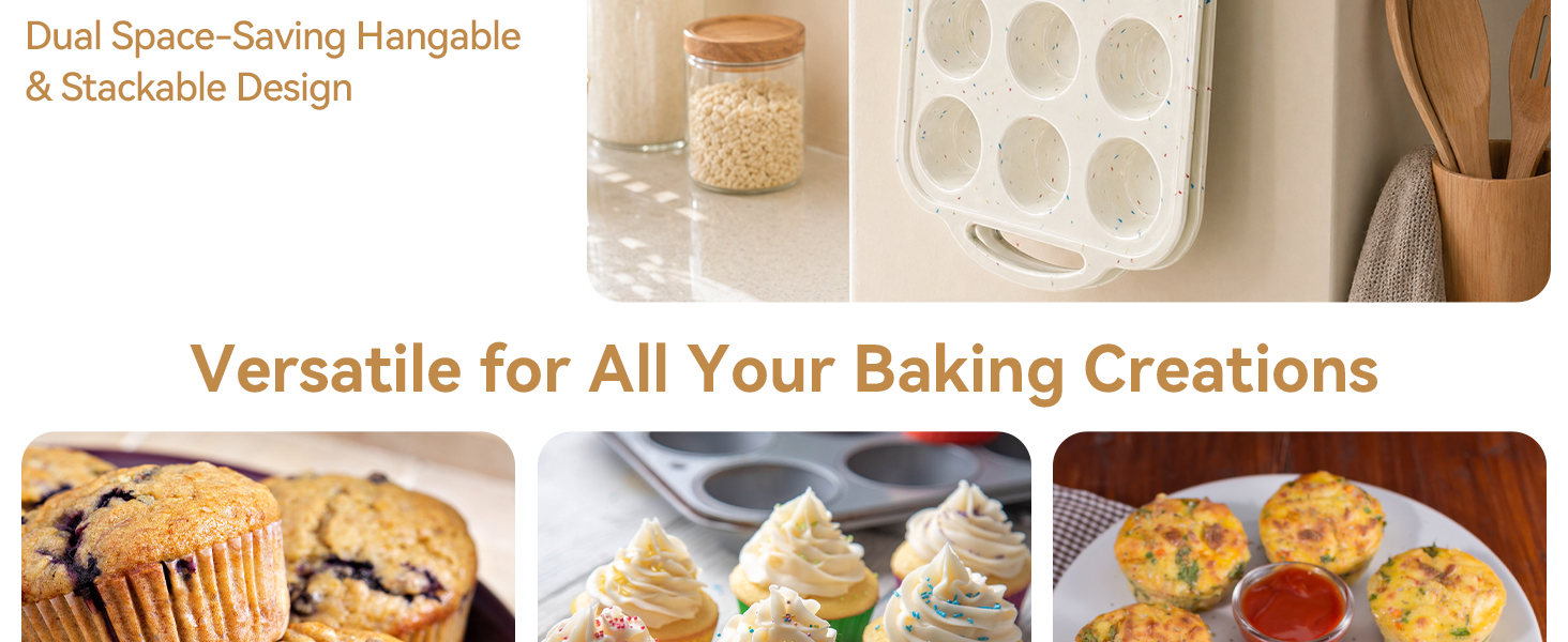 【SG stock】12-Cup Silicone Muffin Pan Food Grade Non-Stick BPA Free Oven ...