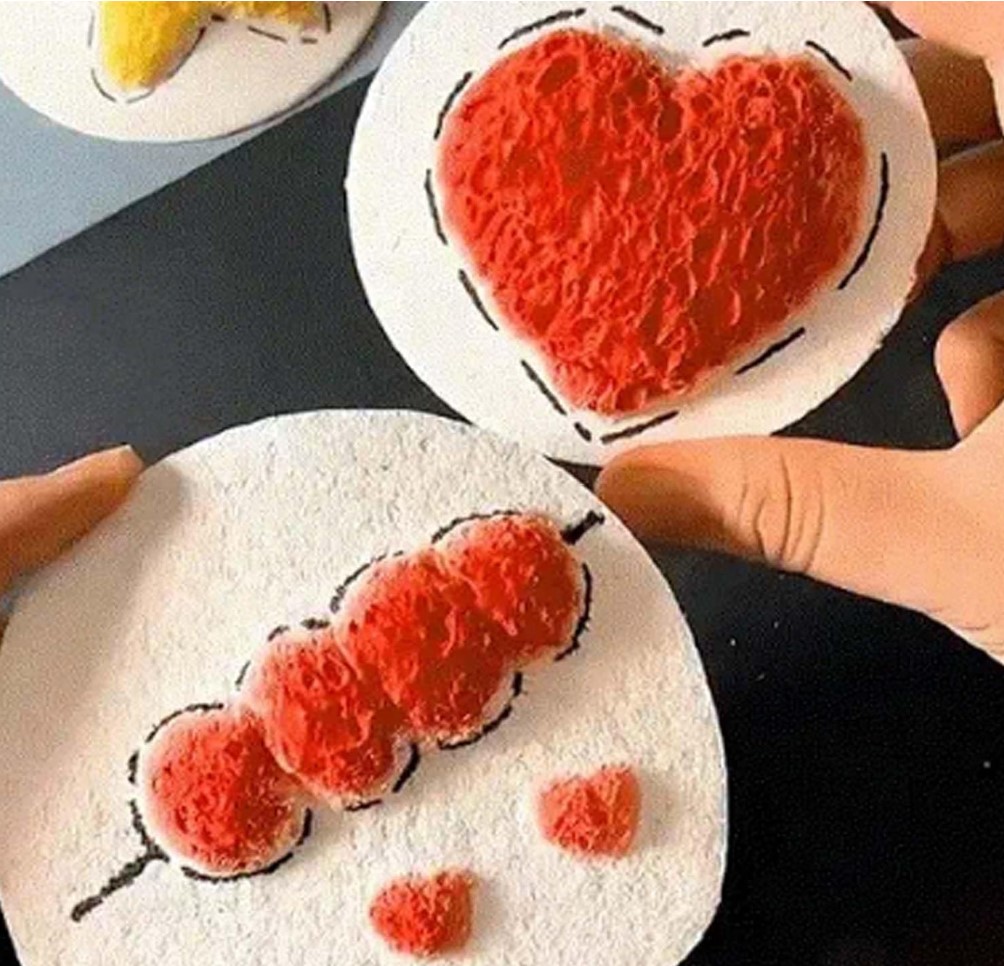 3D Drawing Canvas Magic Sponge White Magic Foam Texture Paper Cellulose ...