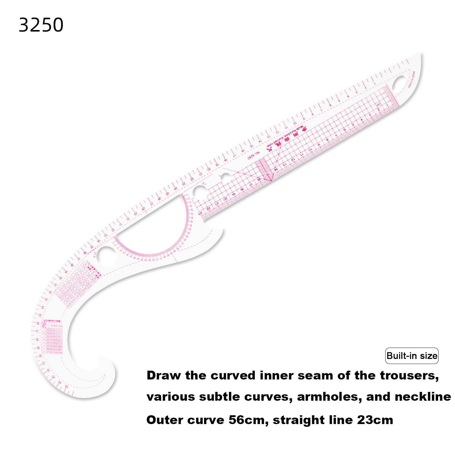 [SG] French Curve Rulers Multi-Functional Garment Pattern-Making Ruler ...