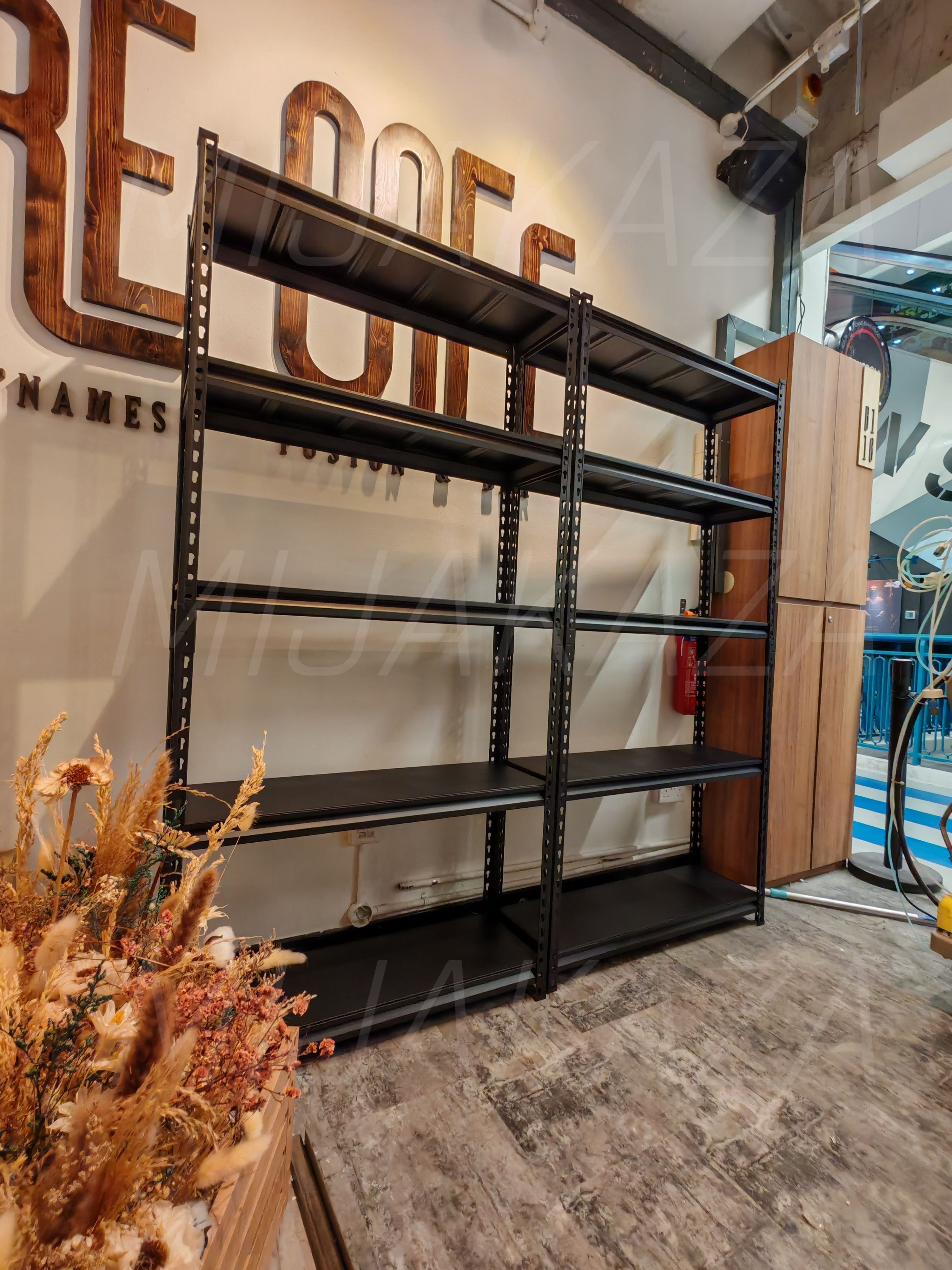 MIJAKAZA | Heavy Duty Rack 5 Tiers Boltless Metal Storage Rack ...