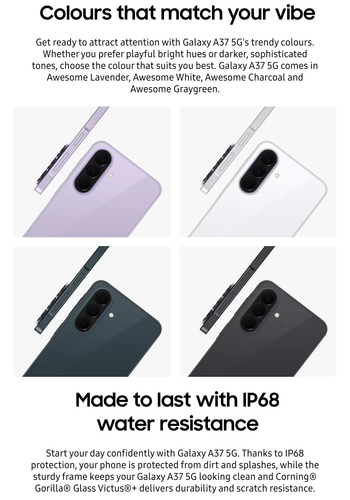 Samsung Galaxy A37 5G / Local Set / 1 Year Local Samsung Warranty ...