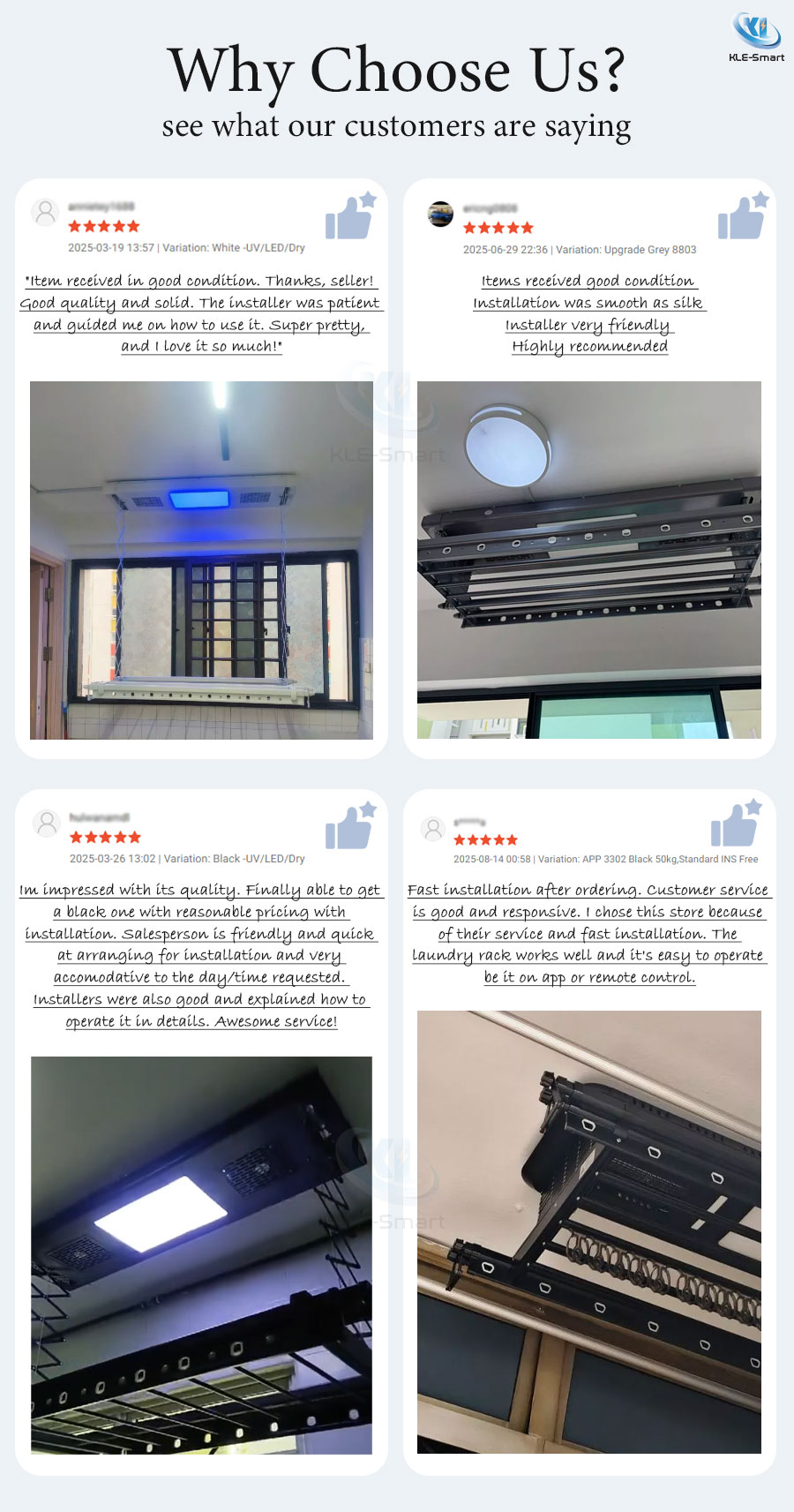 【Local Ready Stock & FREE INSTALLATION】Automated Laundry Rack dryer ...