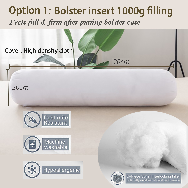 [V.Home] Hugging Comfort Bolster High Quality Soft Polyester Fibre ...