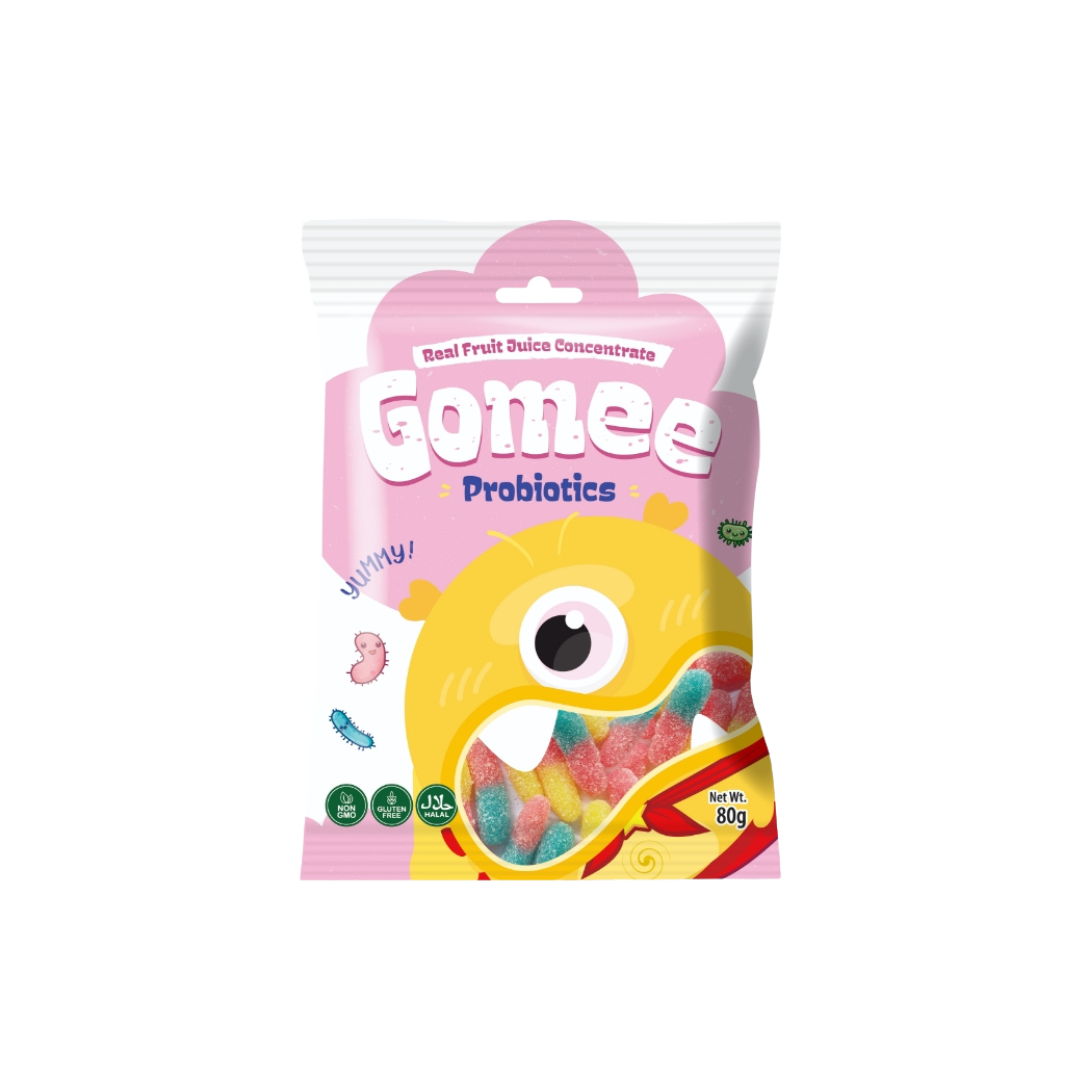 Gomee Real Fruit Juice Gummies 80g (Probiotics/Vitamin C) | Shopee ...