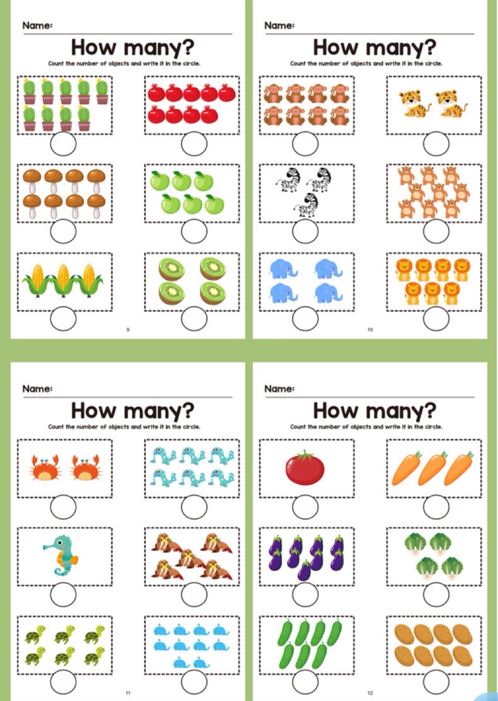 Trace Digit Math Workbook – Counting, Addition & Subtraction | 64 Pages ...