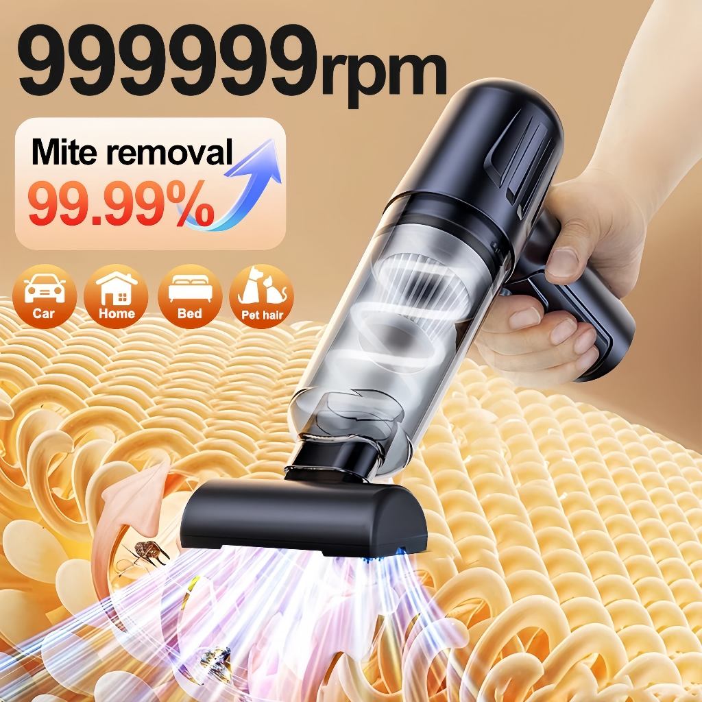 Zenno Powerful 24000Pa Cordless Handheld Vacuum Cleaner with Strong ...