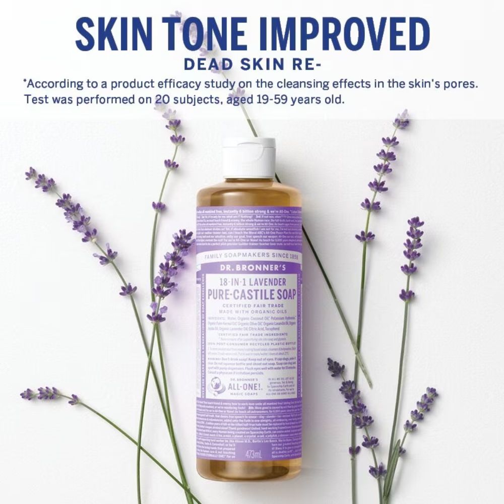 DR BRONNER'S Lavender Pure Castile Liquid Soap 946ml | Shopee Singapore