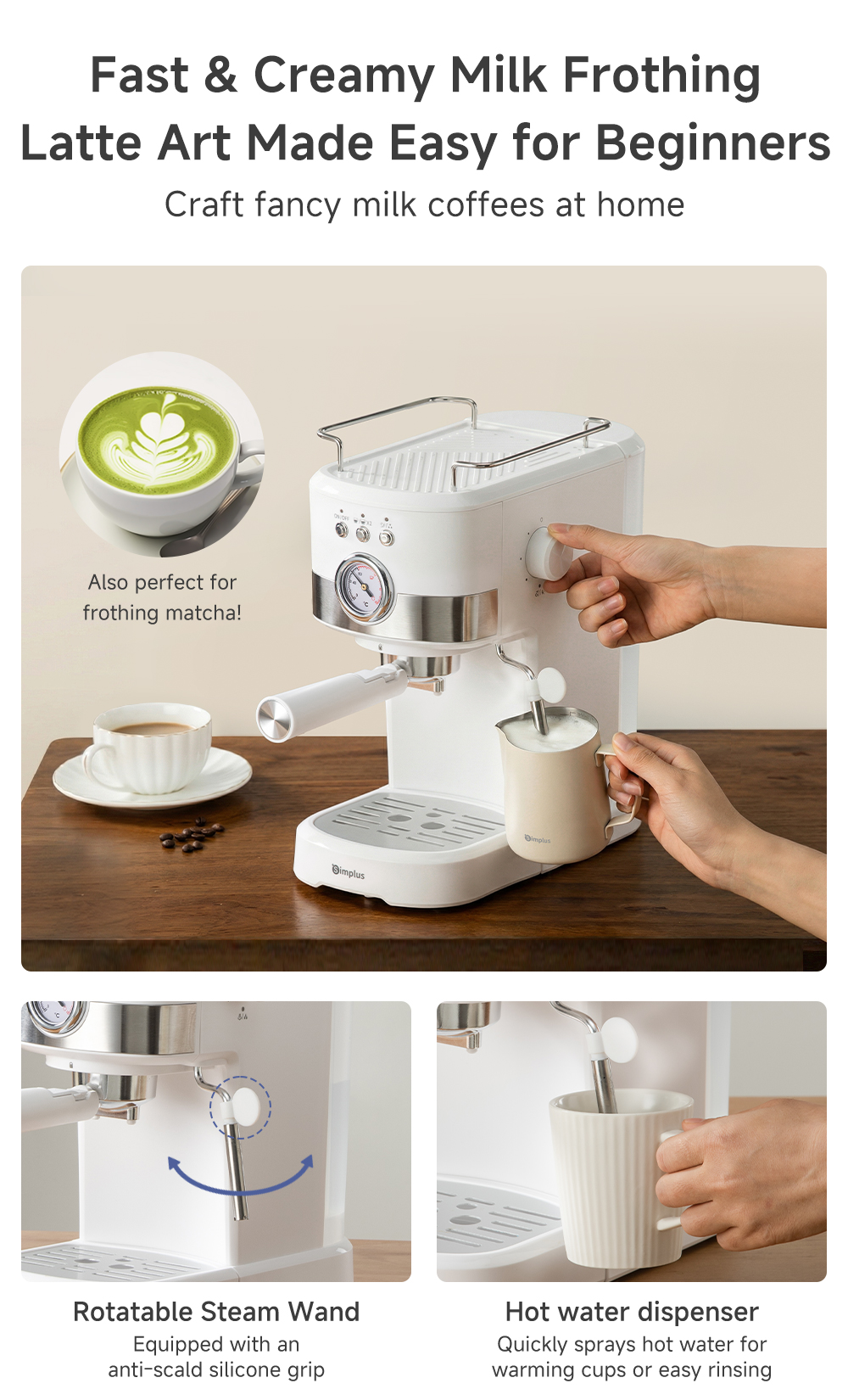 [Brand Box] Simplus Coffee Machine + Meausing Cup | Shopee Singapore