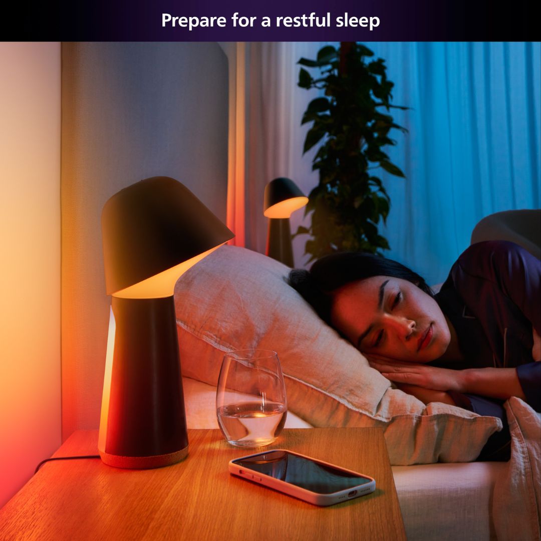 Philips Hue Twilight sleep and wake-up light black table light for ...