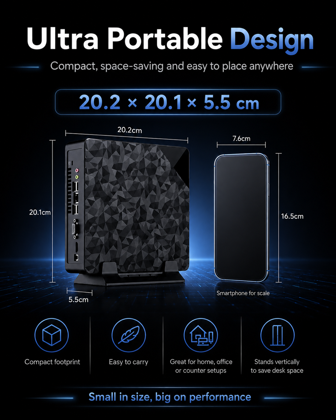 ABEX Mini ONE | i5 Processor | Mini Desktop PC | 32GB RAM 1TB SSD ...