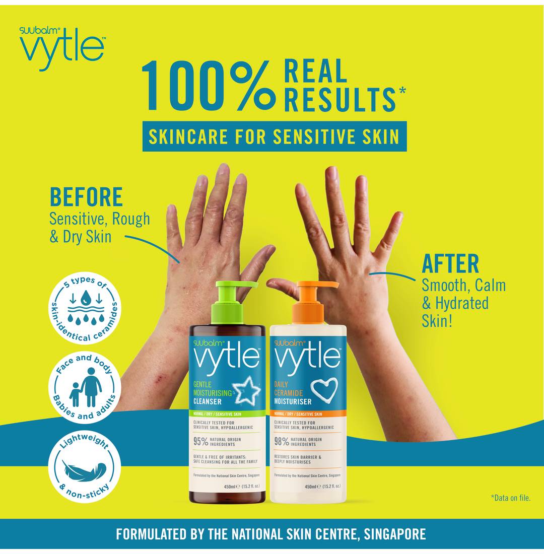 [Adult & Kids/Bundle] Vytle Starter Kit (Cleanser 100ml + Moisturiser ...