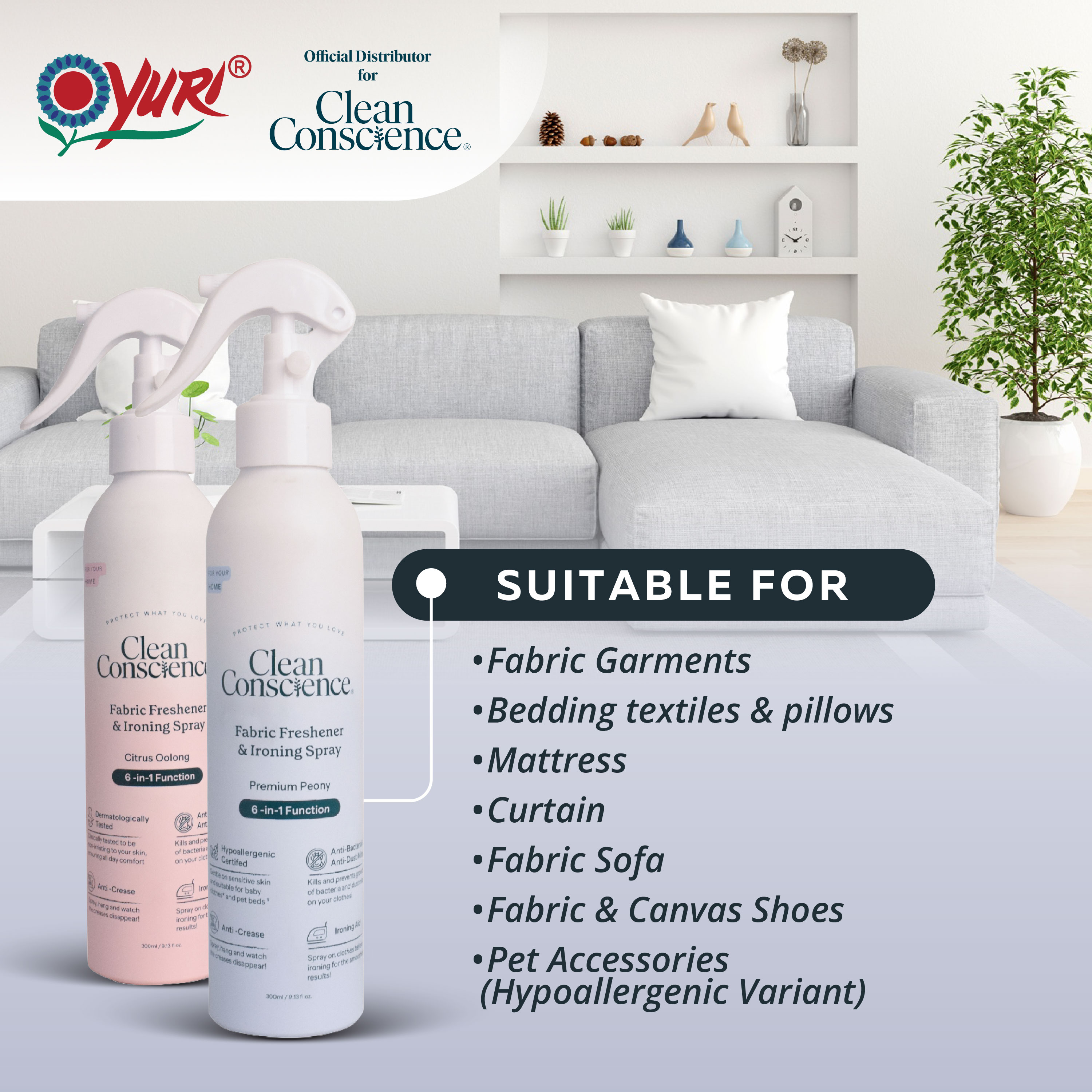 Clean Conscience Fabric Freshener and Ironing Aid Spray 300ml ...