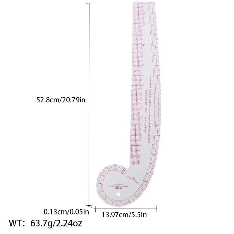 [SG] French Curve Rulers Multi-Functional Garment Pattern-Making Ruler ...