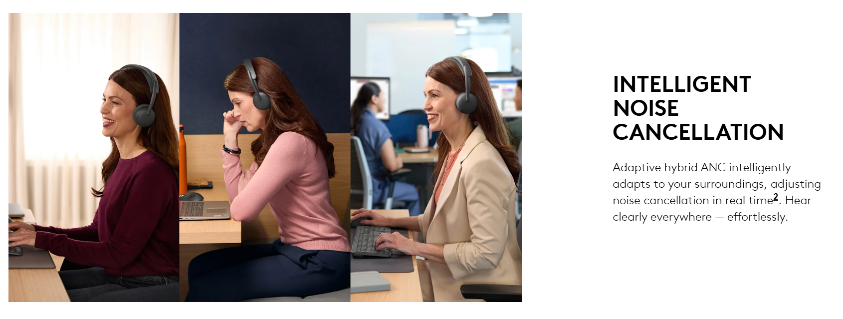 Logitech Zone 305 Wireless Headset | Certified For Business | Teams ...