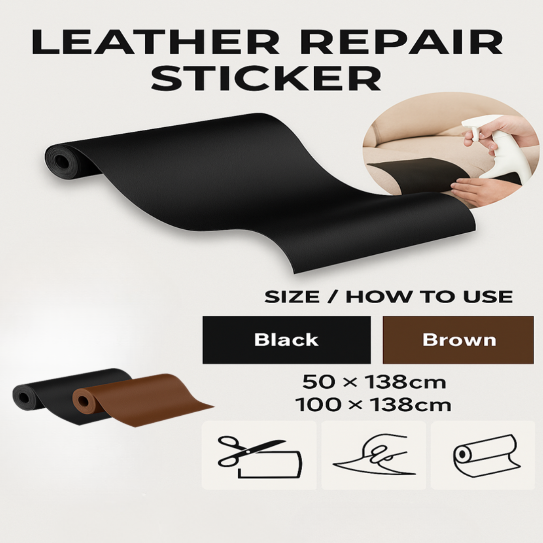 (DIYMONKEY) PU Leather Repair Sticker – Self-Adhesive Patch for Sofa ...