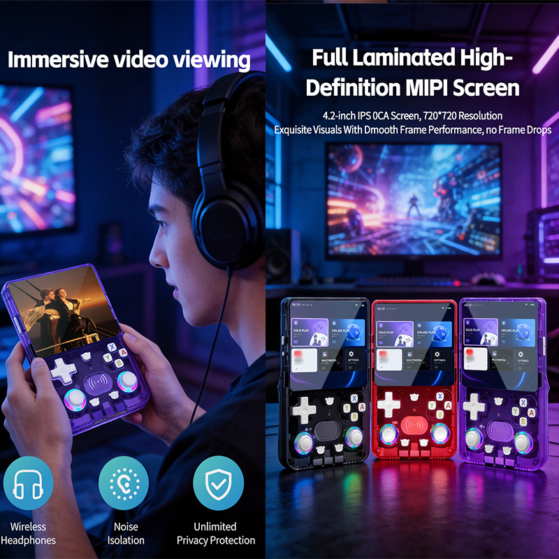 New R36 X36 Ultra R36s Retro Handheld Video Game Console WIFI Battle ...